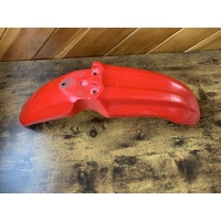 HONDA XR 100 80  2001 2002 2003 USED FRONT RED MUG GUARD FENDER