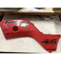 HONDA TRX 400 450 S ES  4X4 FUEL TANK RED PLASTIC SIDE COVER LEFT 