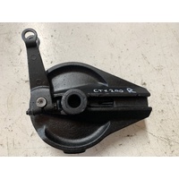 HONDA CTX 200 BUSHLANDER  REAR BRAKE BACKING PLATE WITH NEW SHOES