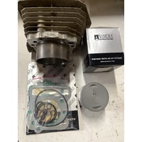 KAWASAKI KLF KVF 300 B C BARREL CYCLINDER WITH NEW PISTON RINGS TOP GASKETS TOP REBEUILD KIT