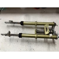 GENUINE YAMAHA TTR  50 E FRONT FORK SUSPENSION  TRIPPLE CLAMP 2006 - 2024