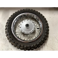 GENUINE YAMAHA TTR  50 E FRONT WHEEL RIM AND TYRE 2006 - 2026