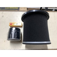 SUZUKI KINGQUAD LTA 450 SERVICE KIT AIR OIL FILTER SPARK PLUG PAPER FILTER