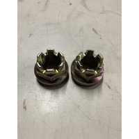 KAWASAKI KVF 650  360 700 REAR HUB AXLE NUT  PAIR