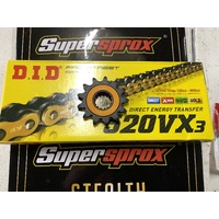 KTM 13 T ORG FORGED STEEL FRONT SPROCKET DID VX3 XRING 520 CHAIN 250 300 350 450 500 EXC