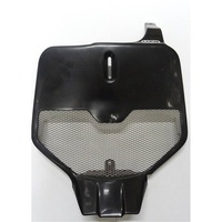 UFO HONDA CR 125 250 500 1992 - 2003 BLACK VENTED FRONT NUMBER PLATE 