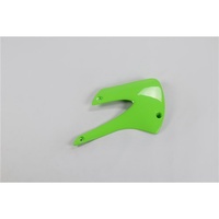 UFO KAWASAKI KX 80 85 98 - 04 100 98 - 05 RIGHT HAND RADIATOR SHROUD GREEN