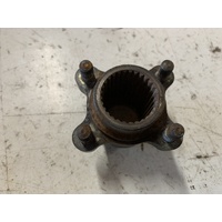 YAMAHA YFM 50 80 100  MOTO 4 RAPTOR BAGER REAR BRAKE DRUM HUB BOSS MOUNT SPINES