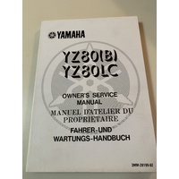 GENUINE YAMAHA  WORKSHOP SERVICE MANUAL YZ 80B LC ( 1991 ) 3MM-28199-82