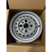 HONDA ATV TRX 400 FA FRONT RIM WHEEL 12 X 6  BRAND NEW 4 X 110 PCD 350 450 ONE SILVER HN7