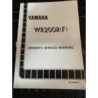 GENUINE YAMAHA SERVICE MANUAL BOOK WR 200 R ( F ) 4BF-28199-72 WORKSHOP