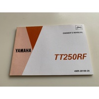 YAMAHA TTR 250 F OWNERS MANUAL BOOK 4MR-28199-20 WITH WIRING DIAGRAME