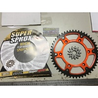 KTM 52 T REAR 13 T FRONT SPROCKET STEALTH SUPER SPROX 250 300 350 450 500 530