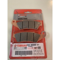 GENUINE YAMAHA YZ 125 250 YZF 250 400 426 450 WR WRF FRONT BRAKE PADS 5MV-W0045-01