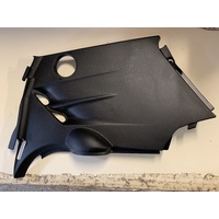 YAMAHA GRIZZLY KODIAK 400 450 LEFT SIDE BLACK PLASTIC ENGINE COVER