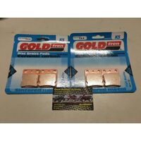 SUZUKI OZARK LTF 250 FRONT BRAKE PADS LEFT AND RIGHT 144