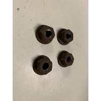 KAWASAKI KVF 360 650 750 WHEEL NUT NUTS SET 4 FLANGED 10 mm 