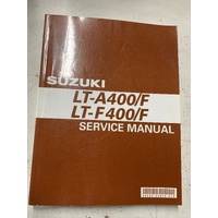 GENUINE SUZUKI LTF LTA KING QUAD 400  WORKSHOP SERVICE MANUAL BOOK CARBY MODEL 07 08