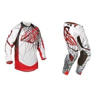 FLY RACING EVO RED WHITE 38 PANTS & XL JERSEY SET BMX VMX MX MTB OFF ROAD
