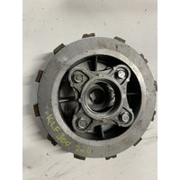 KAWASAKI KLF 300 USED MANUAL CLUTCH PLATES INNER HUB PRESSURE PLATE