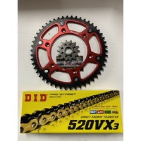 GASGAS RED 14 50 T SPROCKETS STEALTH  DCD VX3 520  X RINGCHAIN HUSQVARNA KTM BERG 125 250 300 350 450