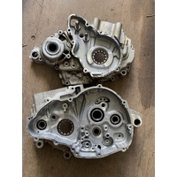 CANAM DS 450 CRANK CASE SET LEFT RIGHT HAS BEEN REPAIRED