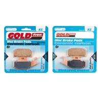 SUZUKI KINGQUAD 400 450 500 700 750 FRONT LEFT AND RIGHT BRAKE PADS SINTERED METAL K5