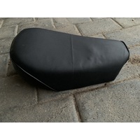 YAMAHA AG 100 175  SEAT  1981 + RECOVERED IN BLACK , RETRIMMED 