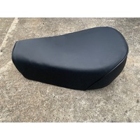 YAMAHA AG 100 175  SEAT  1981 + RECOVERED IN BLACK , RETRIMMED 