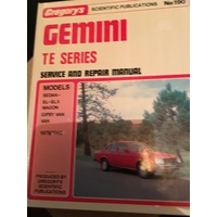 TE SERIES GEMINI 1979-82-GREGORYS  WORKSHOP MANUAL