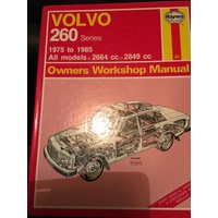 VOLVO 260 SERIES 1975-85 HAYNES  WORKSHOP MANUAL