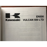 KAWASAKI VULCAN 500 LTD KAWASAKI WORKSHOP MANUAL