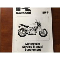 KAWASAKI ER-5  KAWASAKI SERVICE MANUAL SUPP WORKSHOP MANUAL