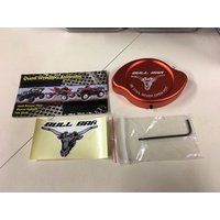 ORANGE  ALLOY RADIATOR CAP COVER EURO TYPE , KTM BERG HUSKY BLING
