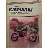 KAWASAKI KX60 KX80 1983 1990 CLYMER MANUAL