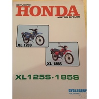 HONDA XL125S XL185S CYCLESERV WORKSHOP MANUAL