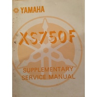 YAMAHA XS750S SUPLEMENTARY SERVICE MANUAL