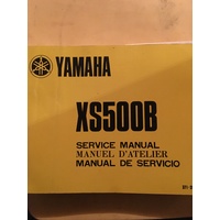 YAMAHA XS500B SERVICE    MANUAL