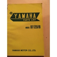 YAMAHA DT125FB PARTS  MANUAL