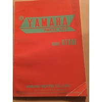 YAMAHA GT80E GT 80 E  PARTS  MANUAL BOOK