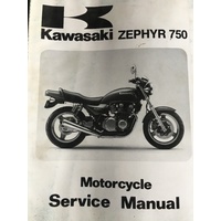 KAWASAKI 1991 ZEPHER 750  SERVICE MANUAL 