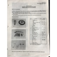 KAWASAKI KX80 R2 S2 T2 V2 KX100 B2 ASSEMBLY AND PREPERATION SHEETS