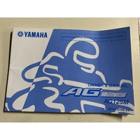 YAMAHA AG 125 OWNERS MANUAL HAND BOOK BF8-F8199-24