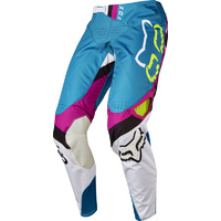 FOX RACING 360  ROHR  WHITE TEAL RETORO MX OFF ROAD PANTS SIZE 38