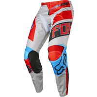 FOX RACING 180 FALCON  GREY - RED  MX OFF ROAD PANTS SIZE 38