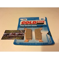 SUZUKI DRZ 400  KLX REAR  BRAKE PADS GOLD FREN SINTERED METAL 003