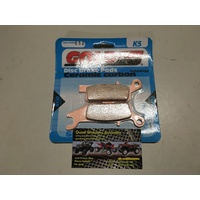 YAMAHA GRIZZLY YFM 550 700 FRONT LEFT HAND BRAKE PADS GOLD FREN  252
