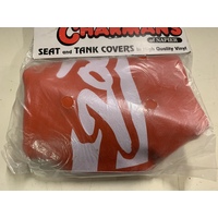 VINYL SEAT COVER HONDA XR 200 R 1993  ORANGE - RED    HO368  1992  - 2002 