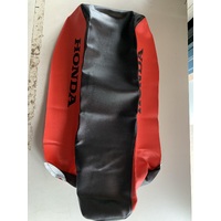 HONDA CTX 200 BUSH LANDER RED BLACK VINAL STAPPLE ON SEAT COVER  2002 - 2014