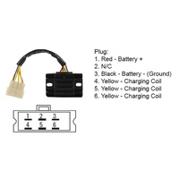 BRAND NEW SUZUKI LTF 250 QUAD RUNNER 160 300 KINGQUAD VOLTAGE REGULATOR REG REC RECTIFIER